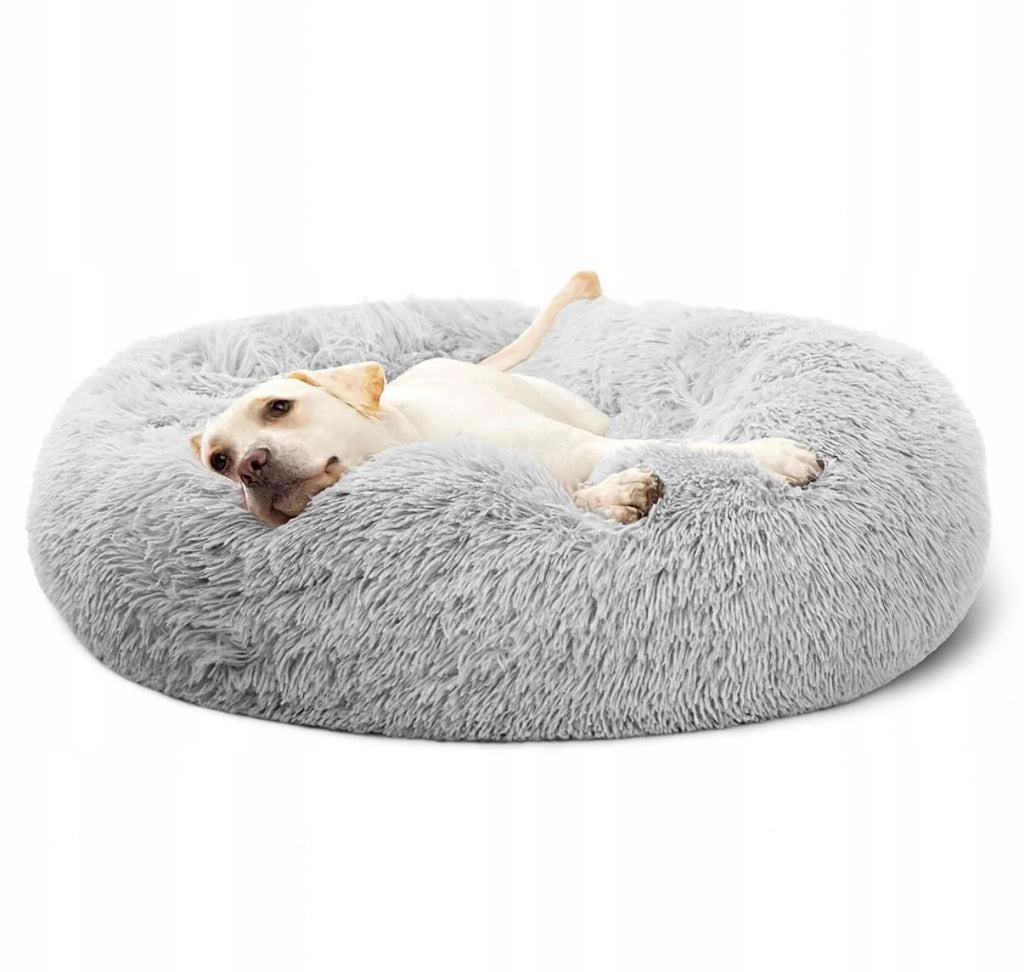 DogRidePro™ Calming Plush Dog Bed